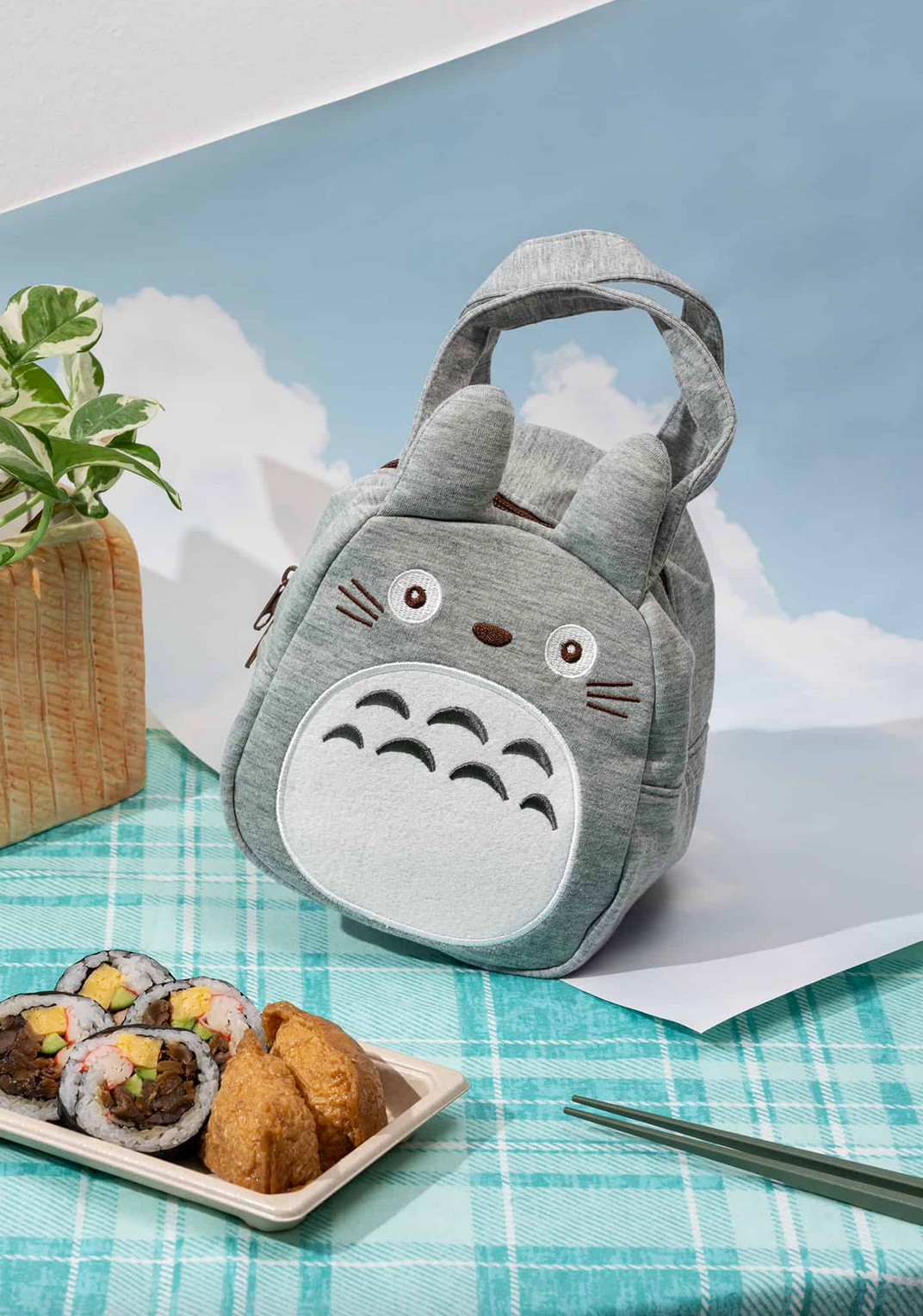 My Neighbor Totoro Lunch Bag - Gray