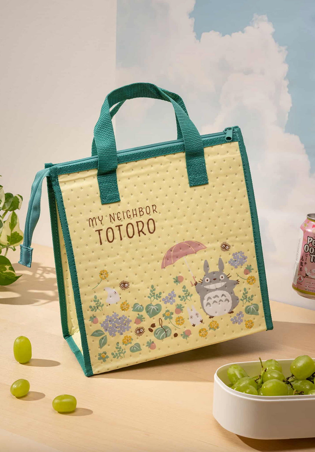My Neighbor Totoro Insulated Lunch Bag - Flower Field