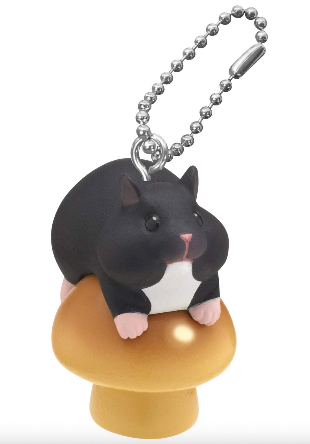 Hamster on Mushroom Keychain Blind Box
