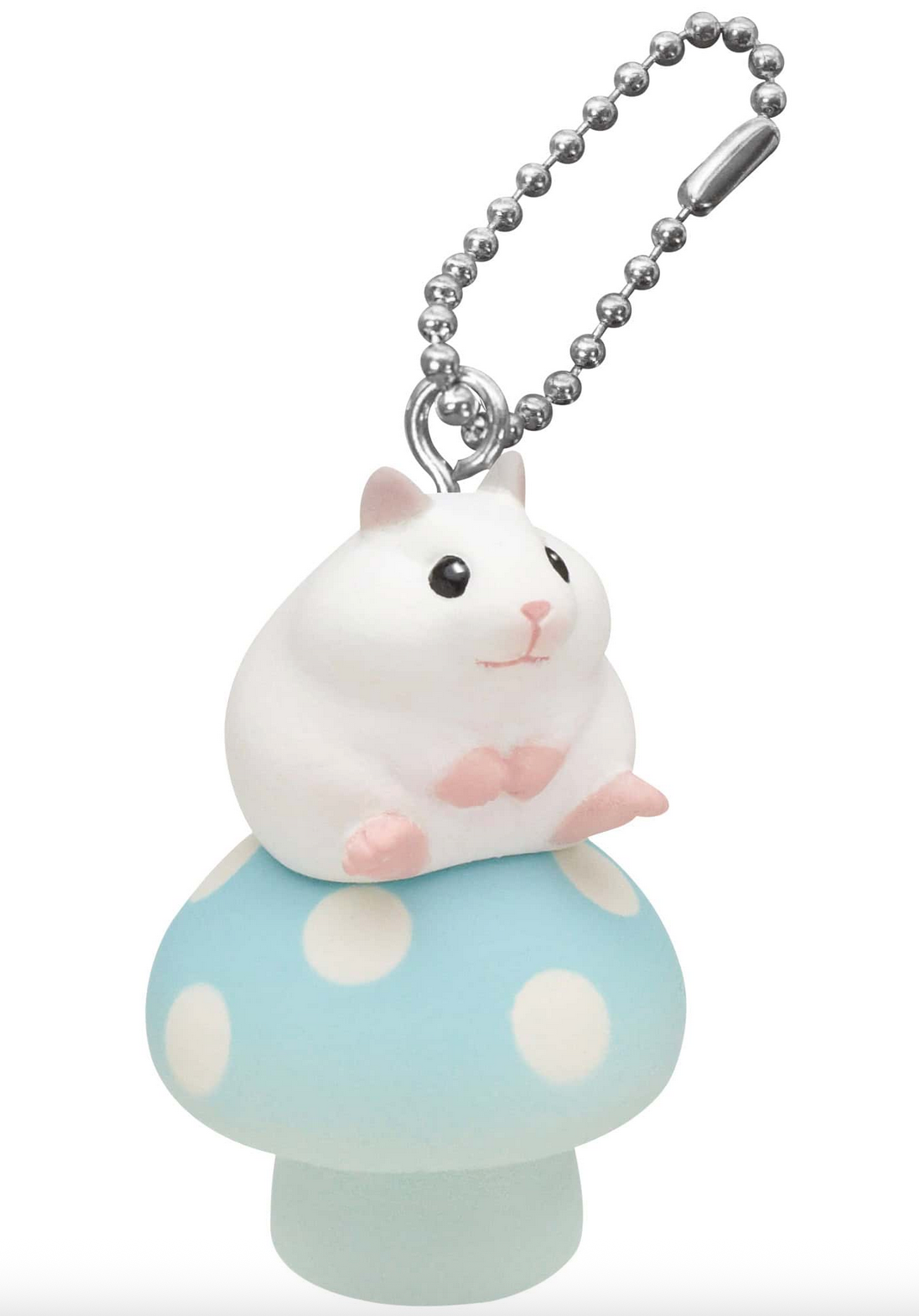 Hamster on Mushroom Keychain Blind Box