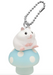 Hamster on Mushroom Keychain Blind Box