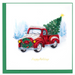 Christmas Truck Happy Holidays Quilling Card