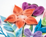 QUILLING CARDS Quilled Playful Flower Bouquet Greeting Card