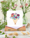 QUILLING CARDS Quilled Playful Flower Bouquet Greeting Card