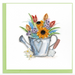 QUILLING CARDS Quilled Garden Watering Can Greeting Card