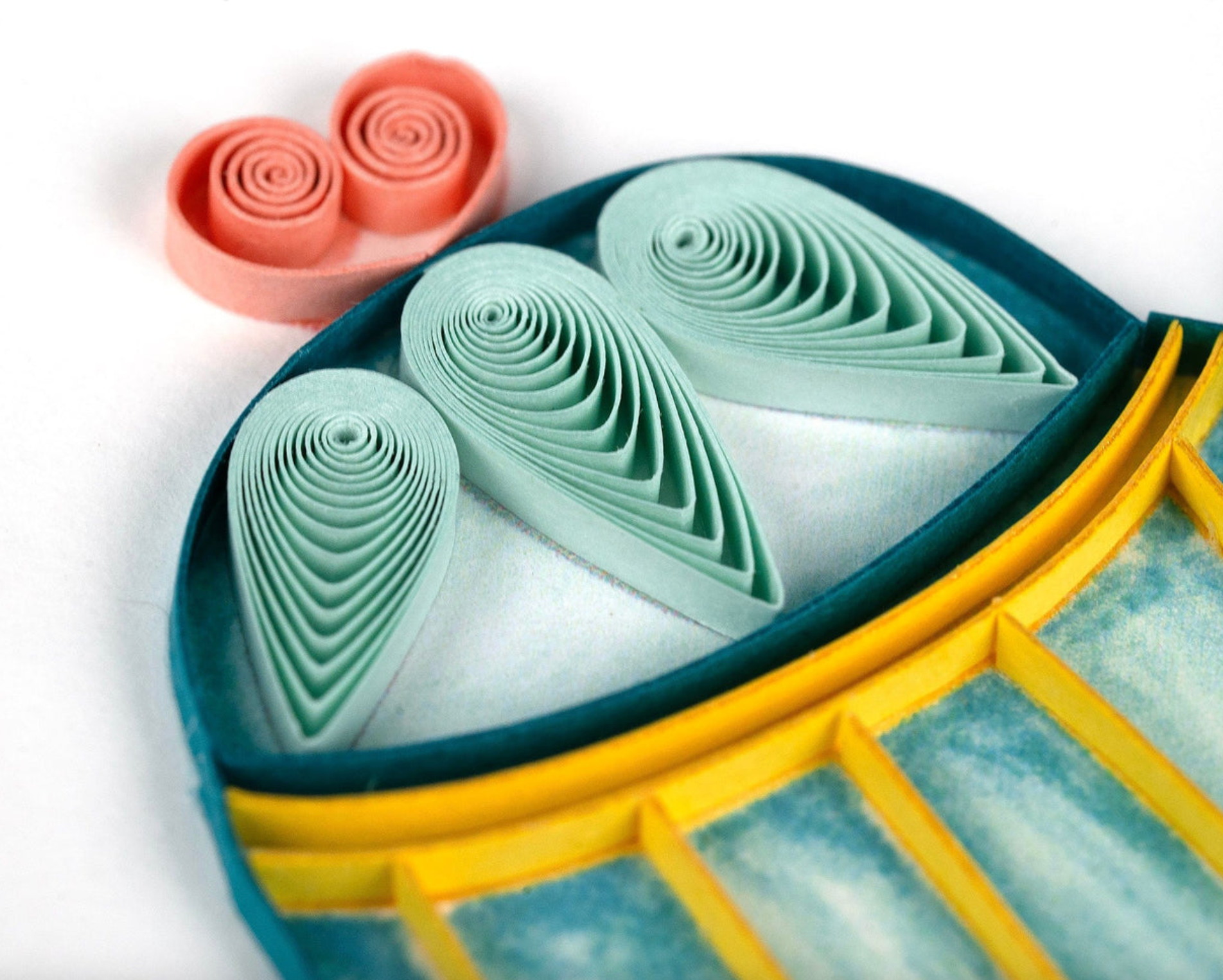 Afternoon Tea Blank Quilling Card