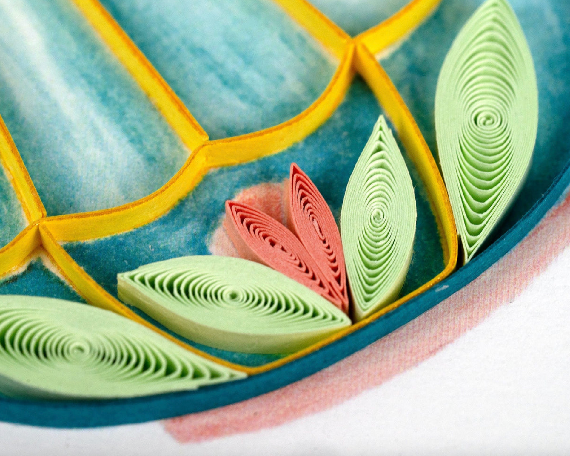 Afternoon Tea Blank Quilling Card