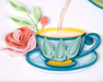 Afternoon Tea Blank Quilling Card