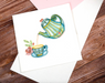 Afternoon Tea Blank Quilling Card