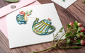 Afternoon Tea Blank Quilling Card