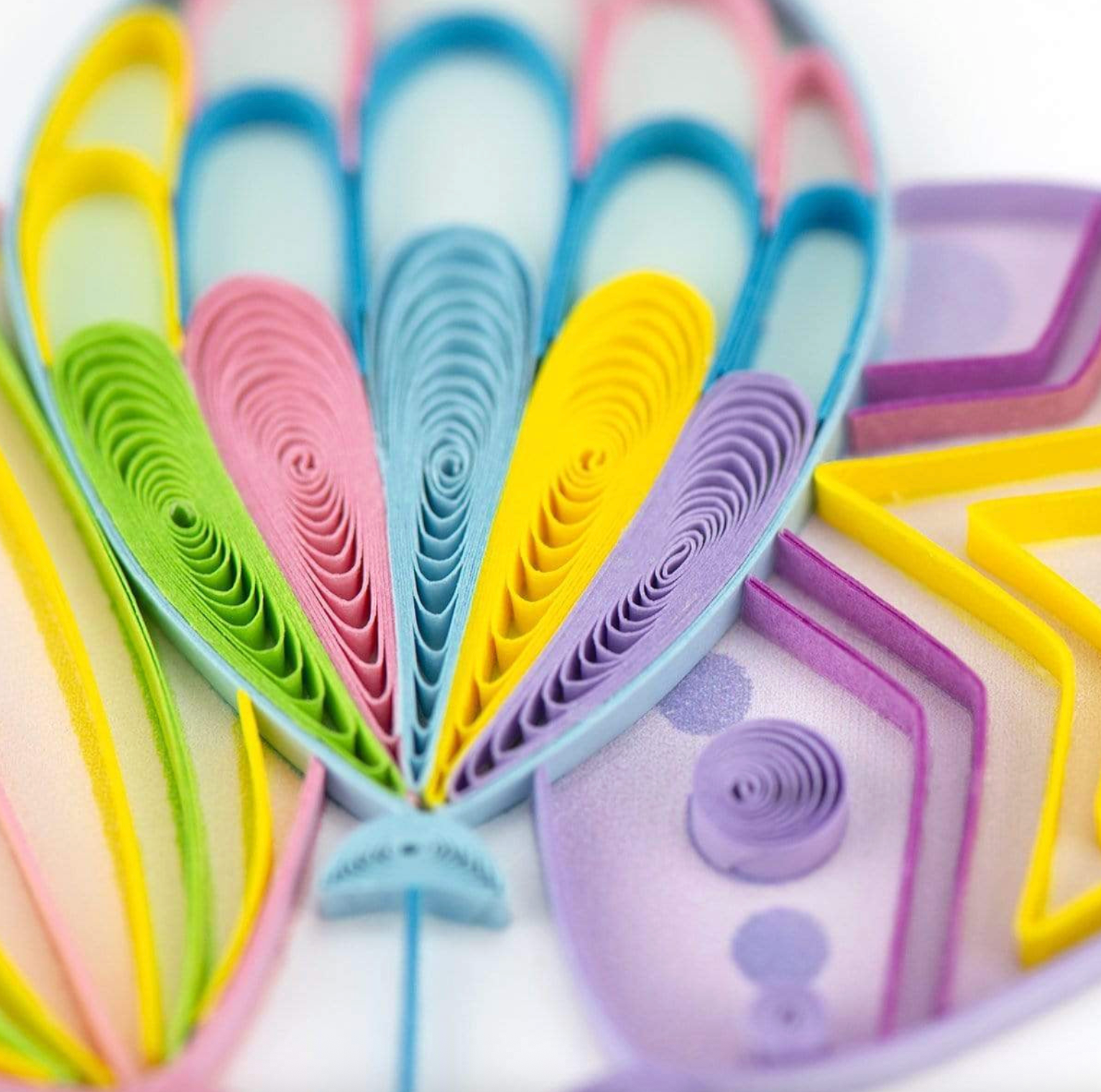 Birthday Balloon Surprise Blank Quilling Card