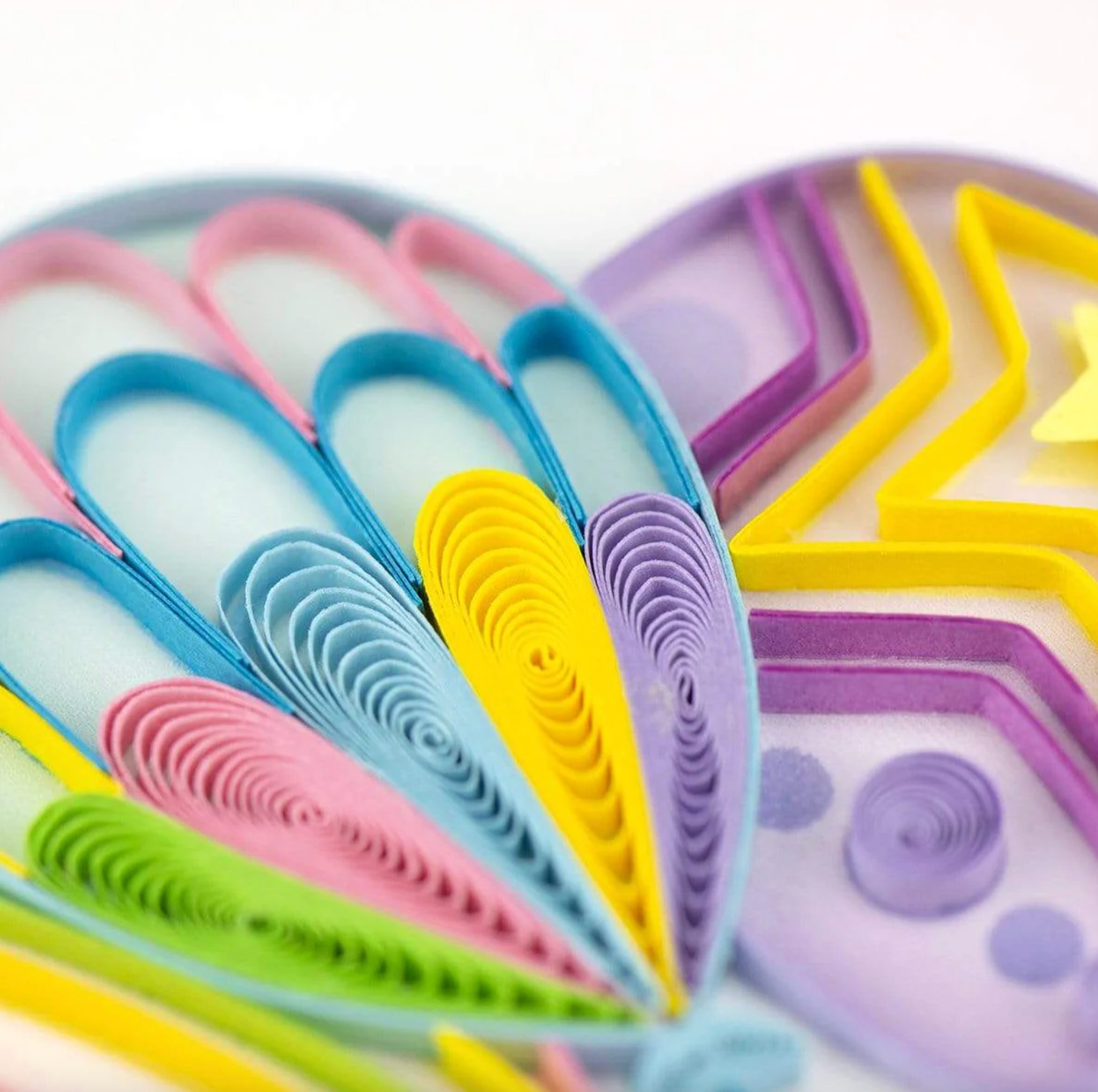 Birthday Balloon Surprise Blank Quilling Card