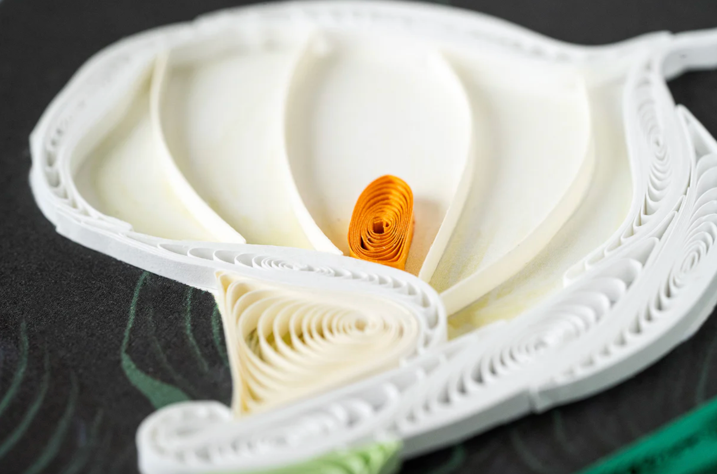 Calla Lily Blank Quilling Card