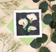 Calla Lily Blank Quilling Card