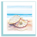 Seashell & Pearl Blank Quilling Card