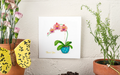 Potted Orchid Thank You Quilling Card
