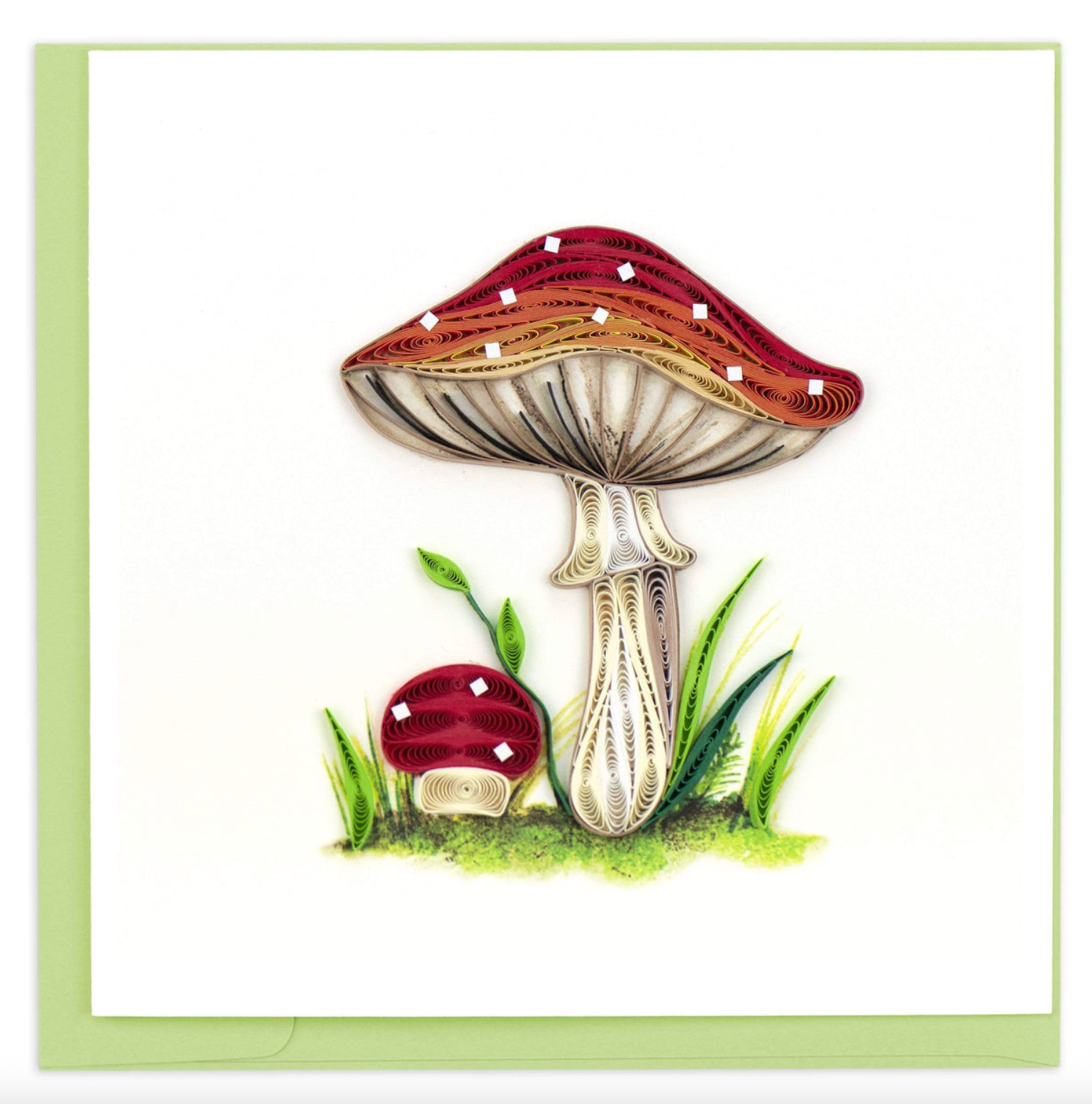 Wild Mushroom Blank Quilling Card