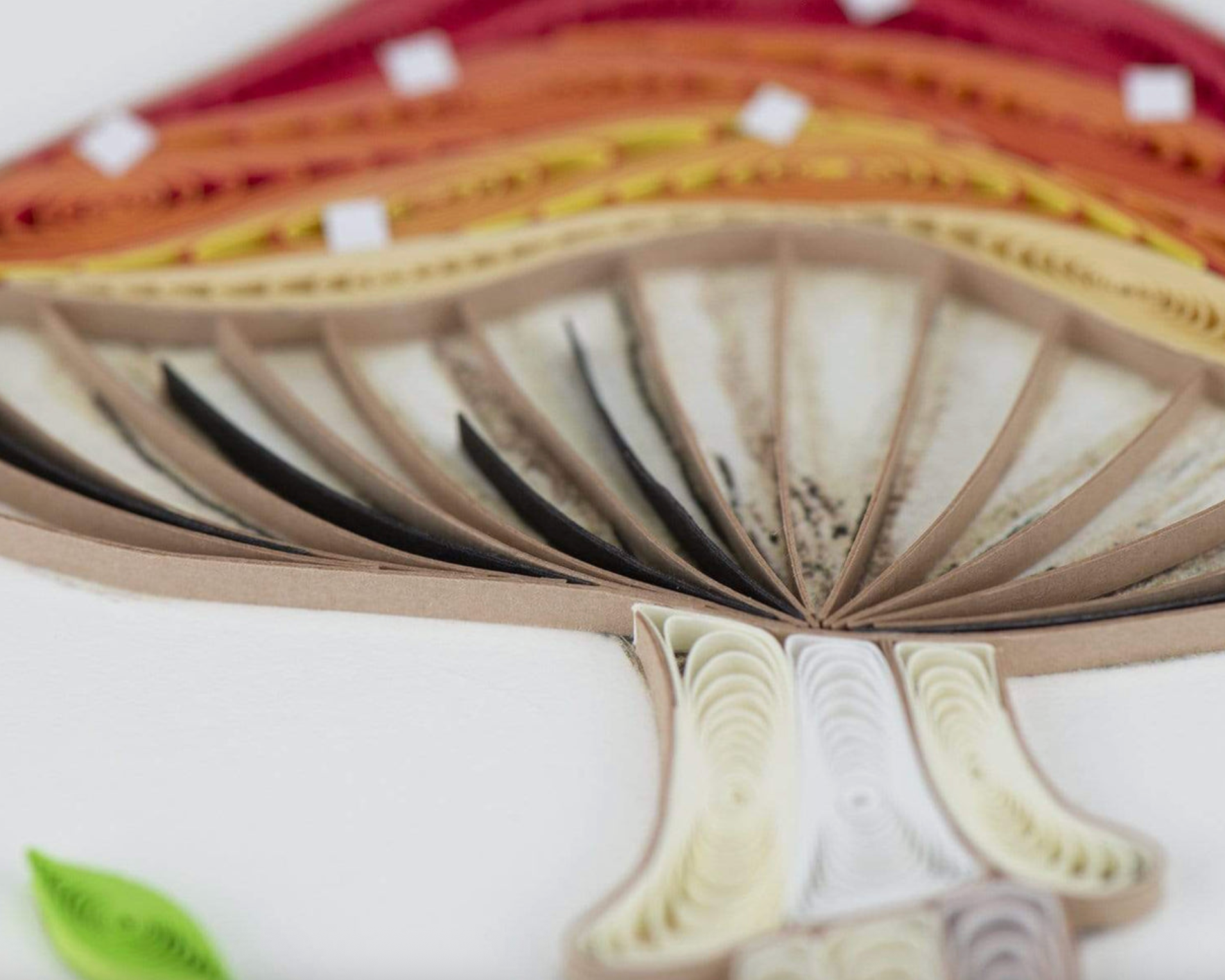 Wild Mushroom Blank Quilling Card