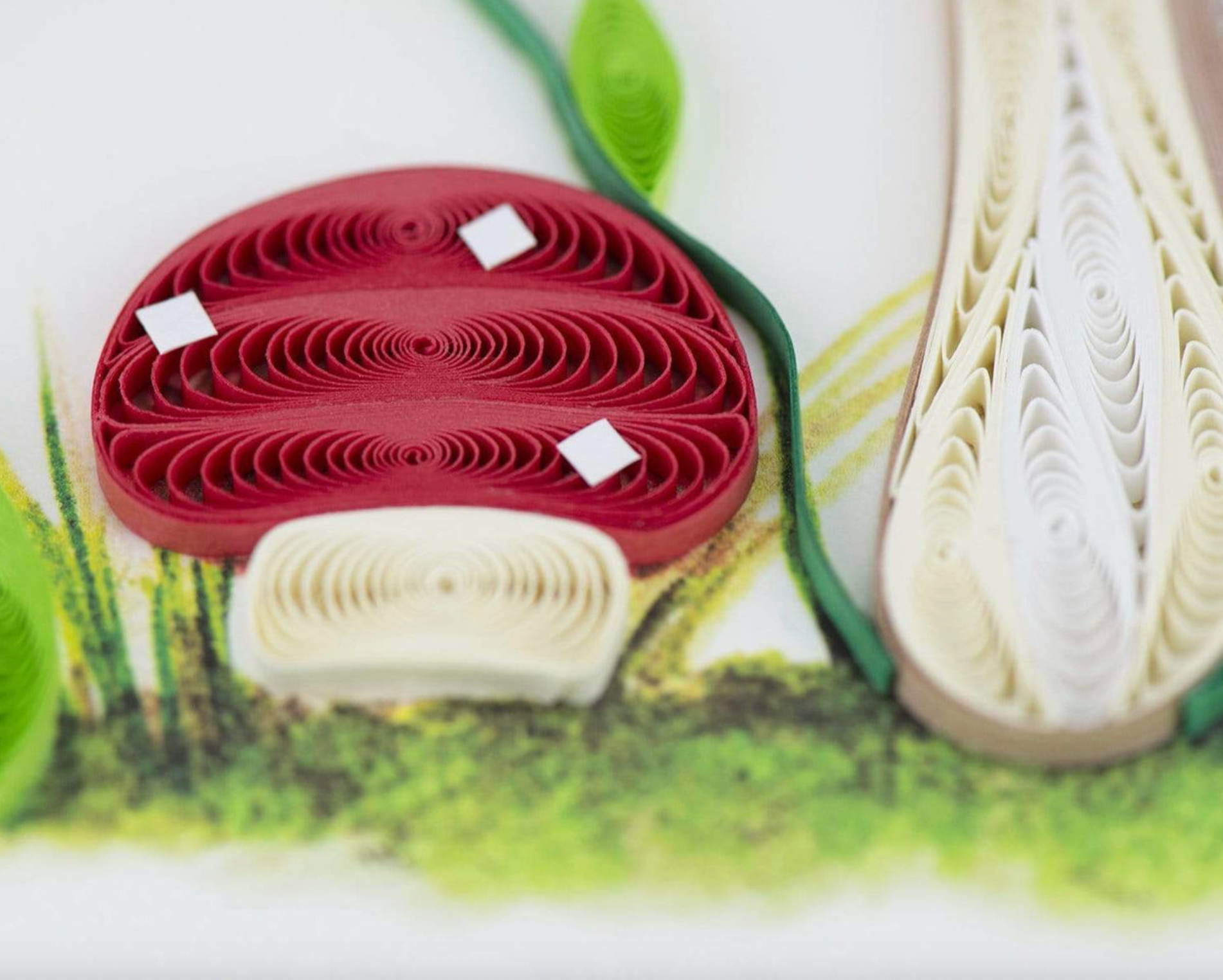 Wild Mushroom Blank Quilling Card