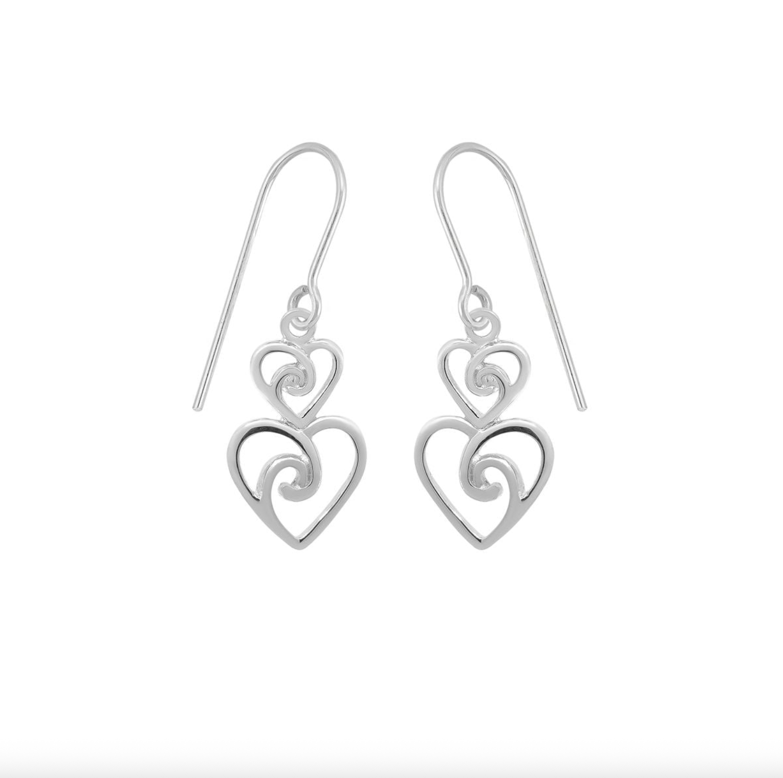 BOMA Twin Heart Earrings