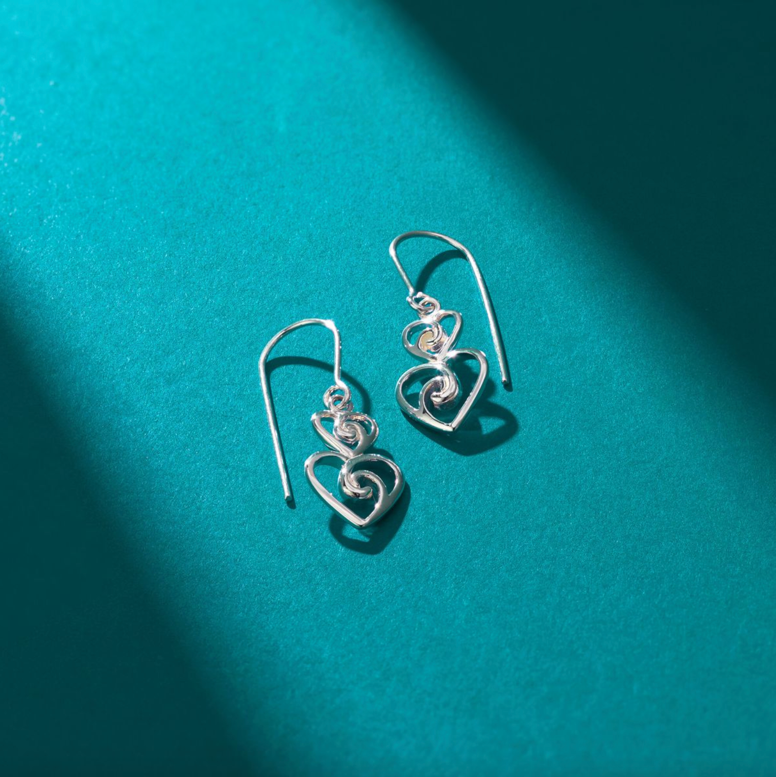 BOMA Twin Heart Earrings