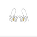 BOMA Elegant Outline Monarch Butterfly Dangle Earrings