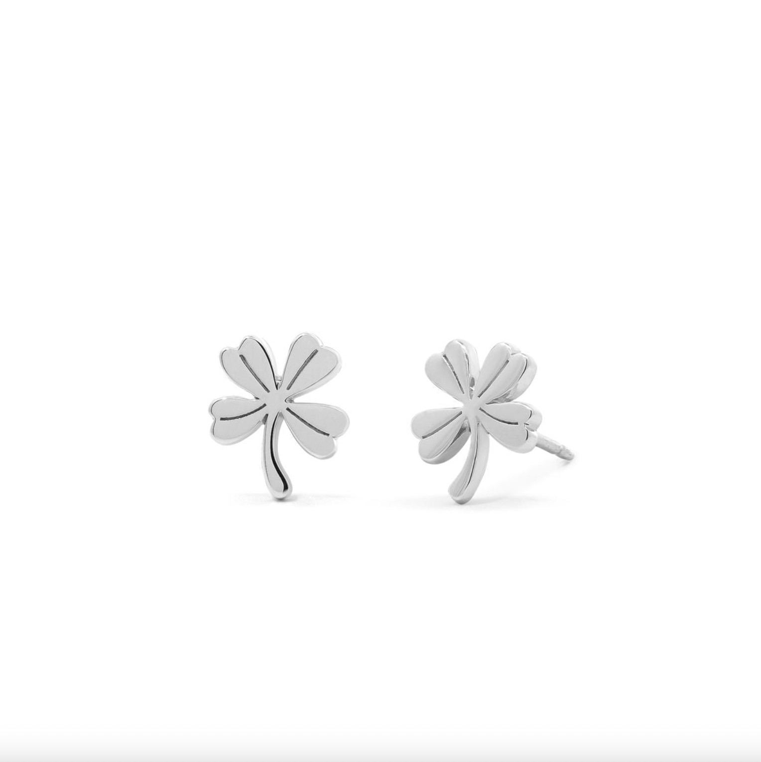 BOMA Dainty Lucky Four-Leaf Clover Studs