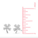 BOMA Dainty Lucky Four-Leaf Clover Studs