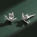 BOMA Wise Owl on a Branch Earring Studs