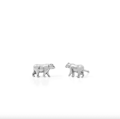 BOMA California Grizzly Bear Earring Studs