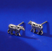 BOMA California Grizzly Bear Earring Studs