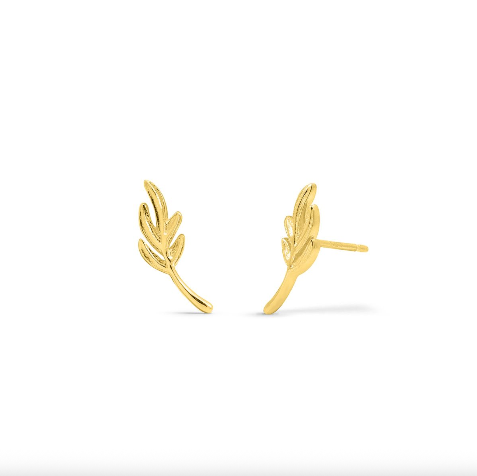BOMA Little Leaf Branch Stud Earrings