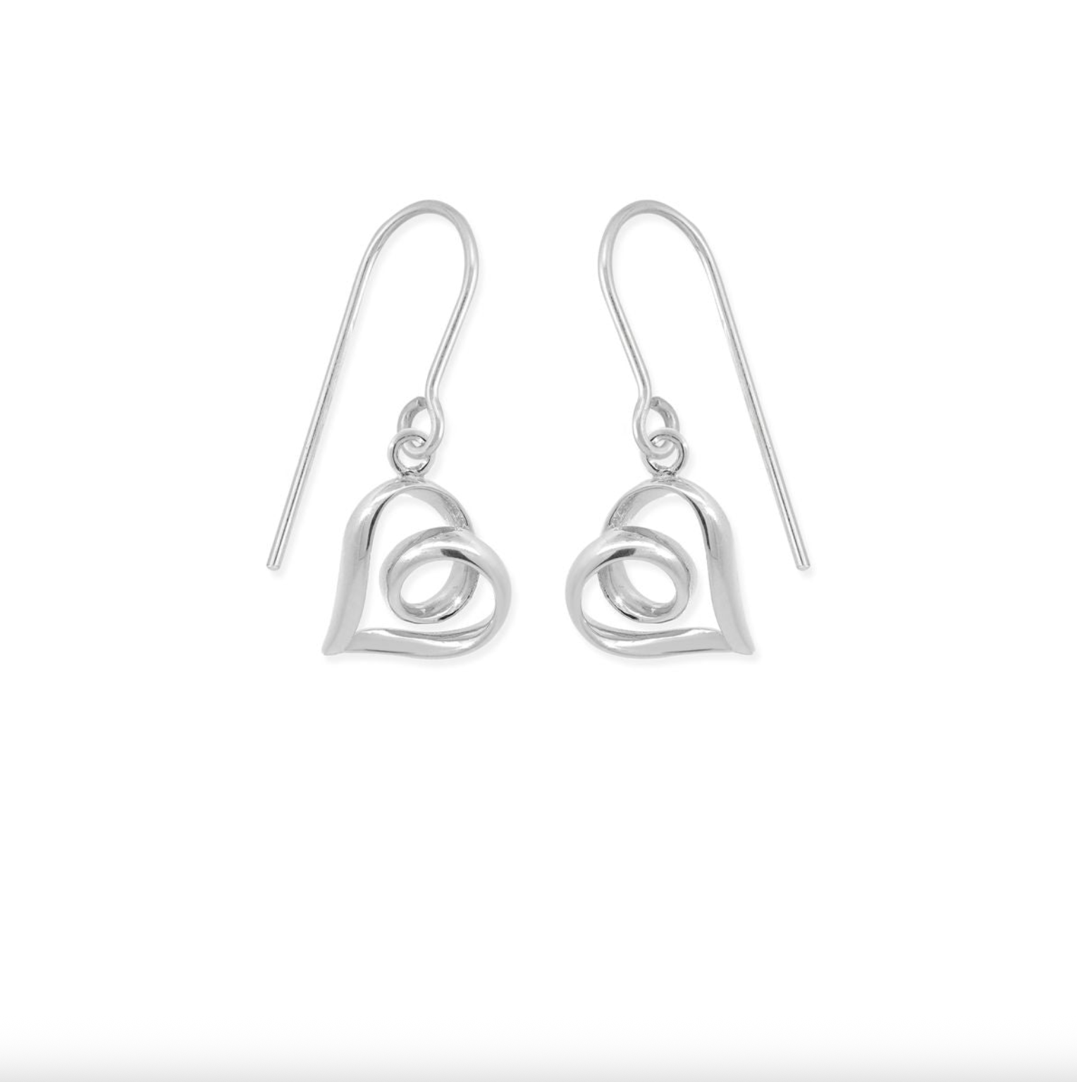 BOMA Infinite Loop Heart Dangle Earrings