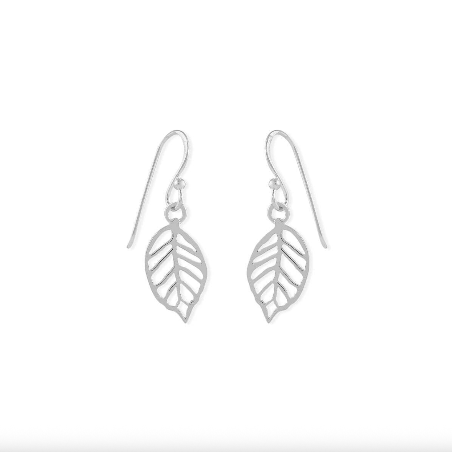 BOMA Leaf Outline Dangle Earrings