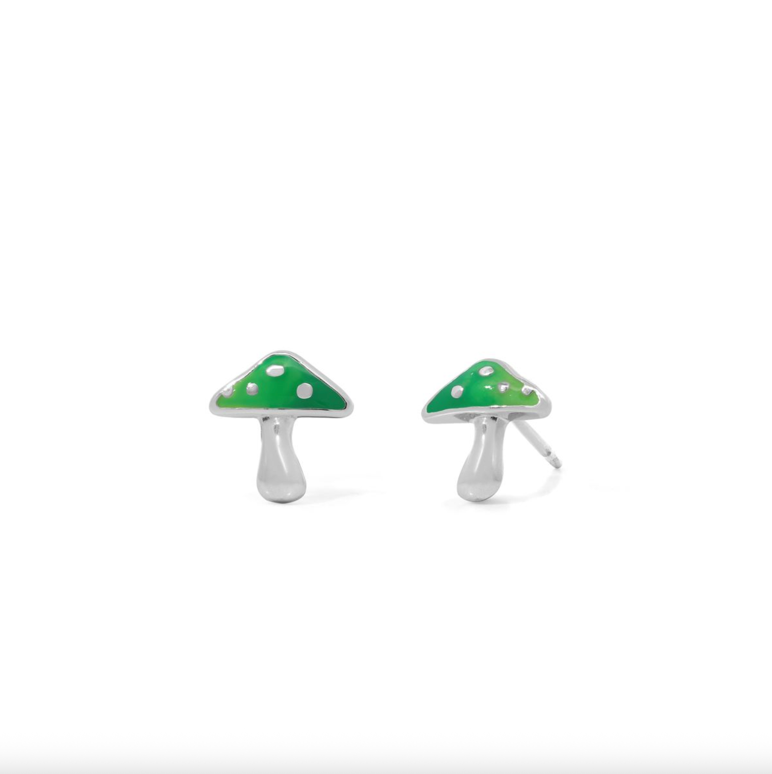 BOMA Green Aura Mushroom Studs