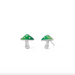 BOMA Green Aura Mushroom Studs
