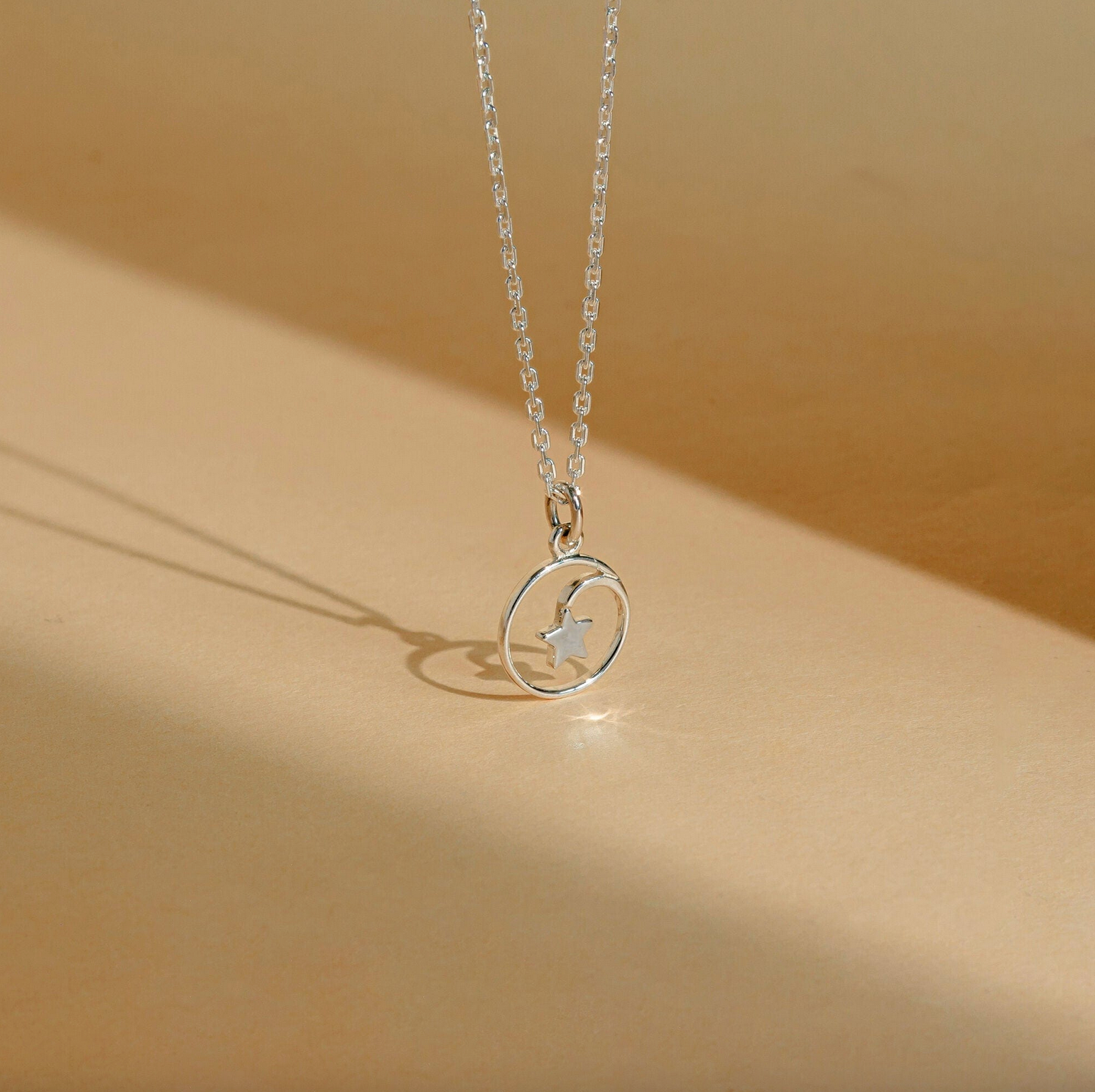 Boma Shooting Star Open Circle Necklace