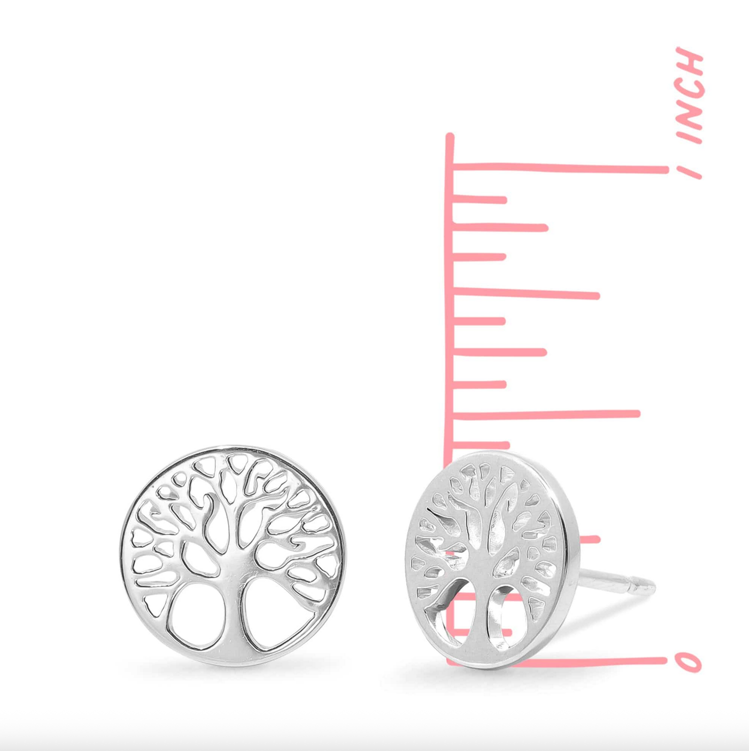 Boma Tree of Life Stud Earrings