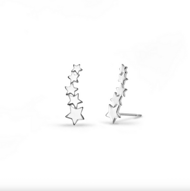 BOMA Star Constellation Ear Crawlers - Silver
