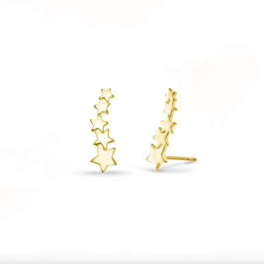 Boma Gold Star Constellation Ear Crawlers