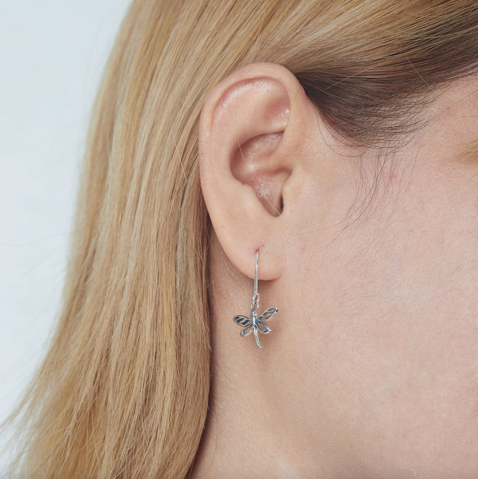 BOMA Outlined Dragonfly Dangle Earrings