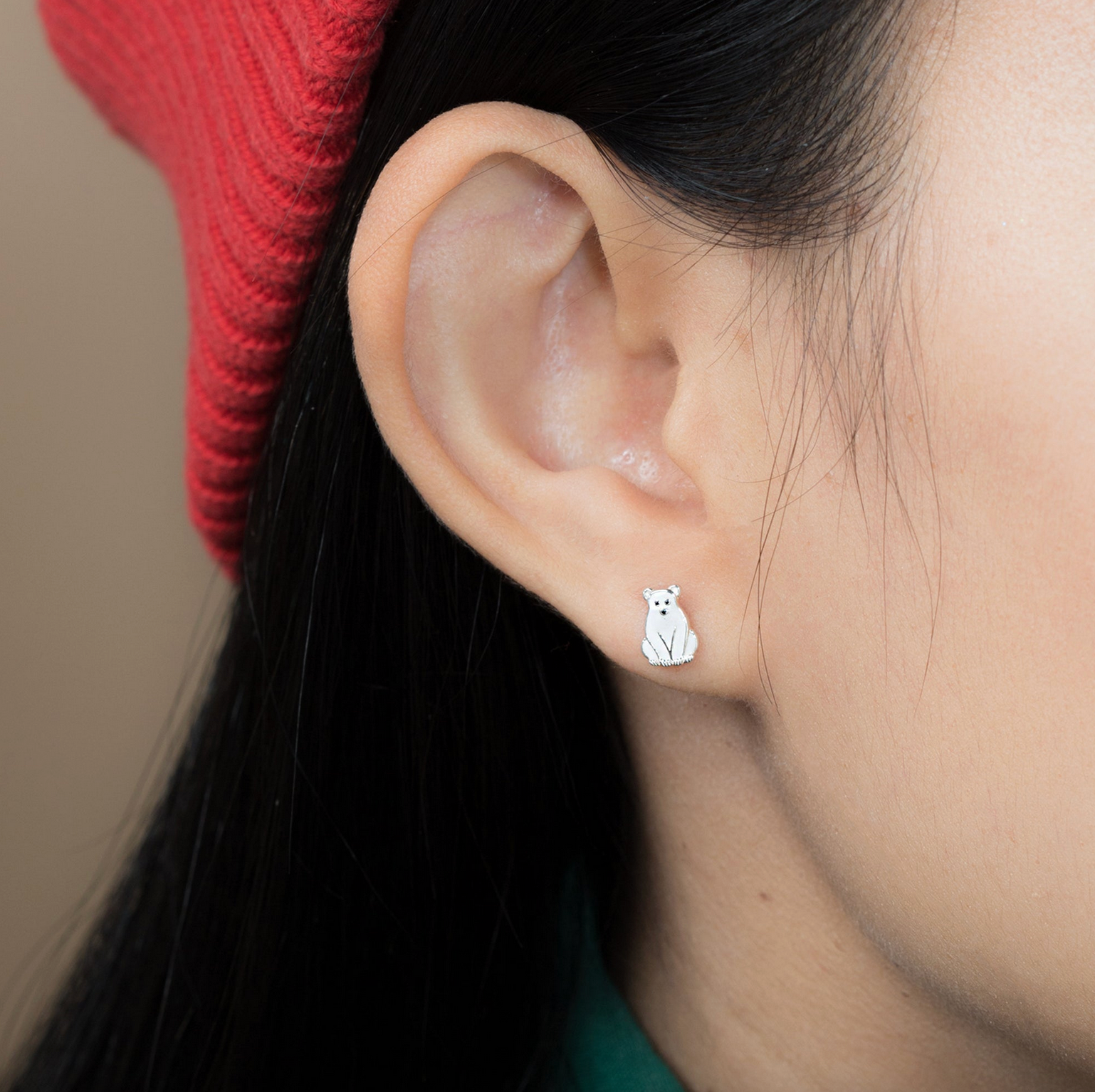 BOMA Polar Bear Studs