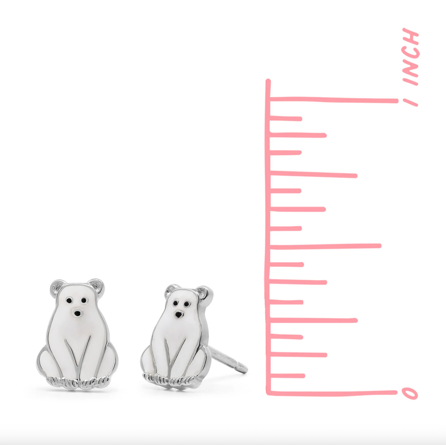 BOMA Polar Bear Studs