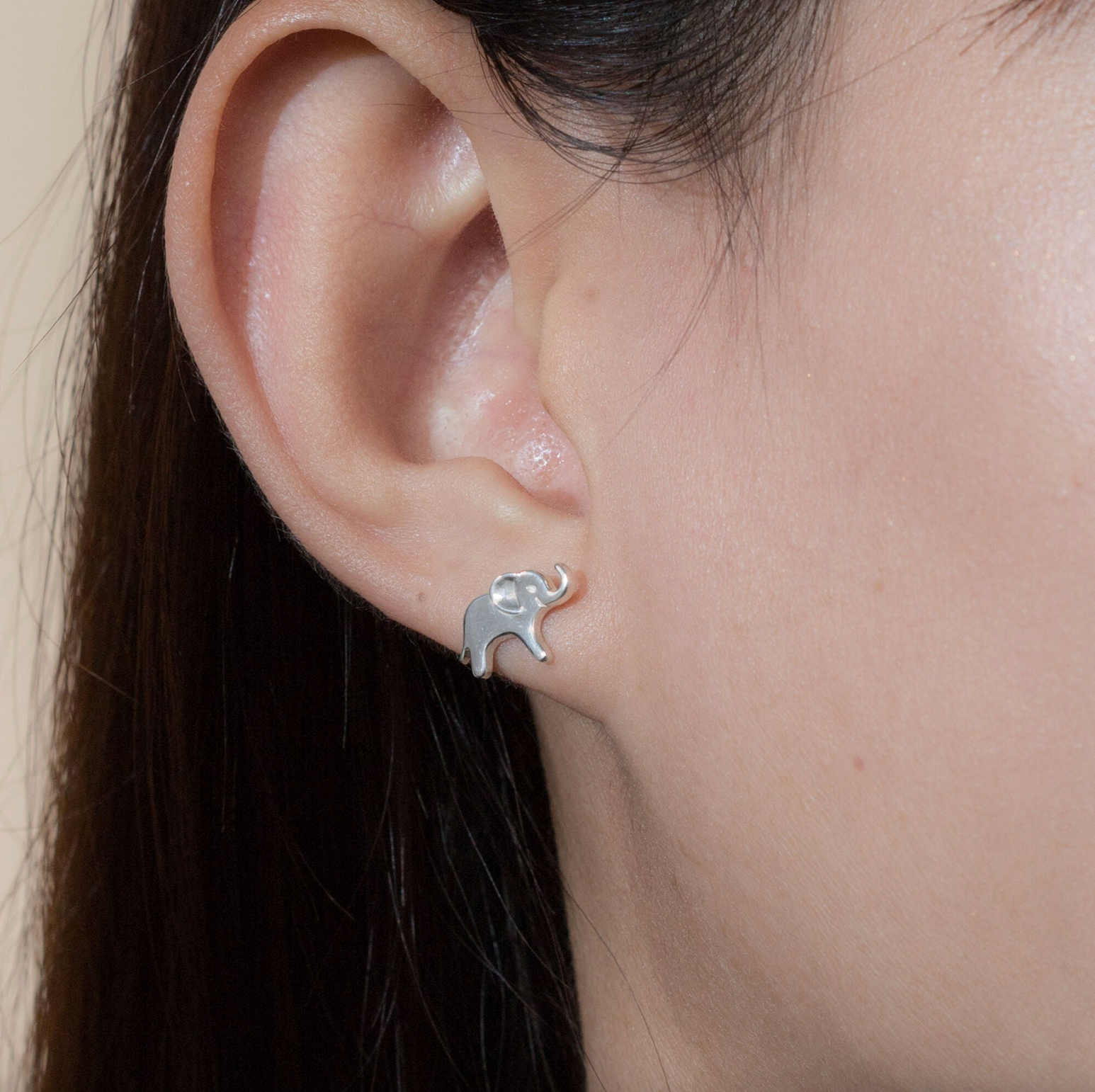 Boma Happy Elephant Stud Earrings