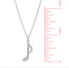 Boma Sterling Silver Eighth Note Music Necklace