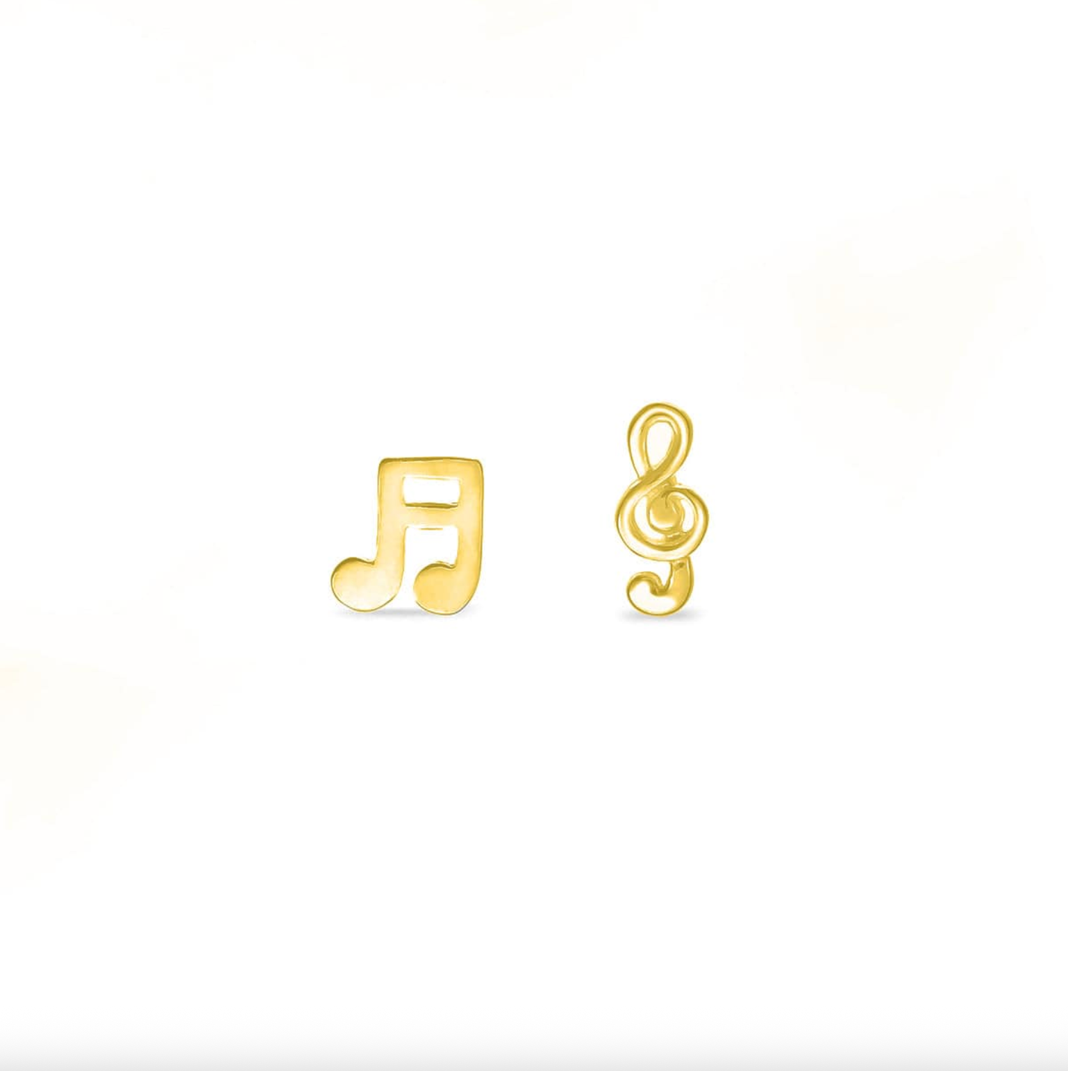 Boma Gold Musical Stud Earrings