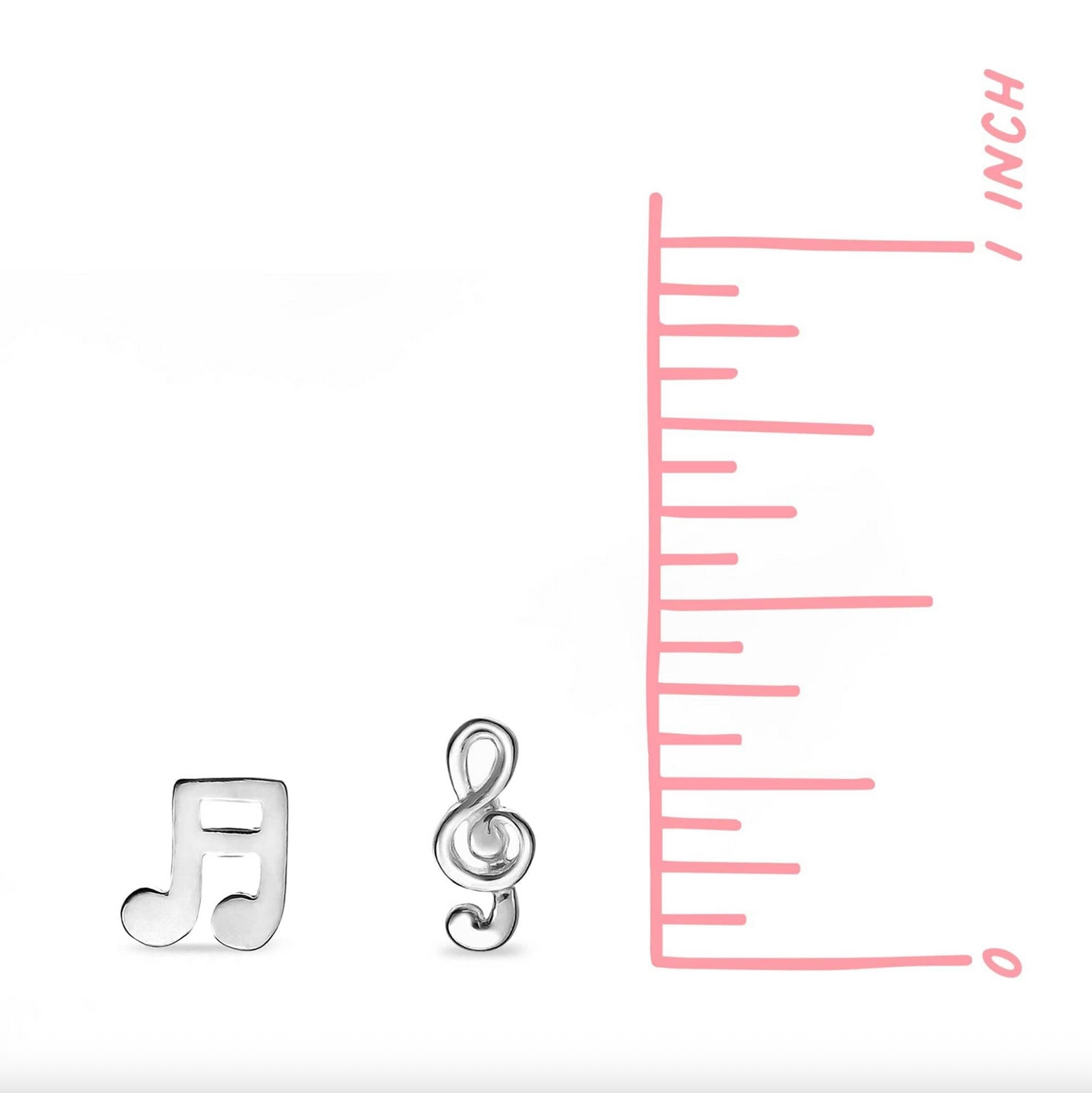 Boma Gold Musical Stud Earrings