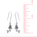 Boma Sterling Silver Salmon Earrings