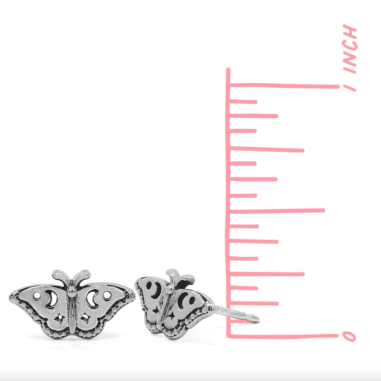BOMA Elegant Butterfly/Moth Studs