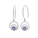 Boma Orbit Earrings with Amethyst